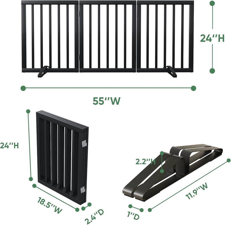 Dog Gates for Doorways Foldable Gate