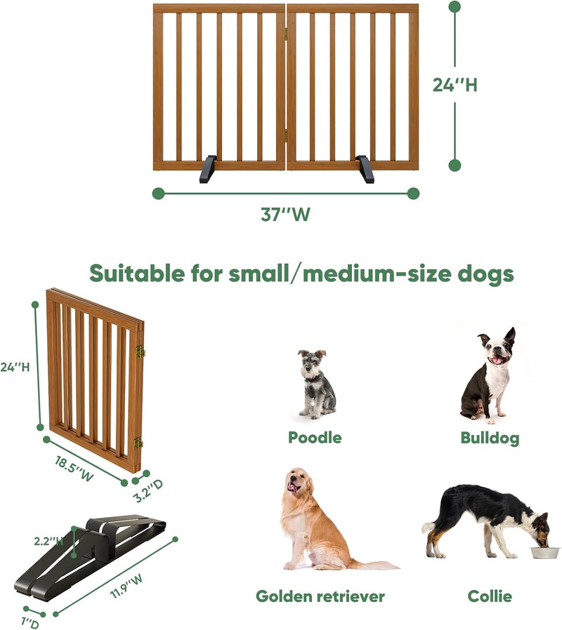 Dog Gates for Doorways Foldable Gate