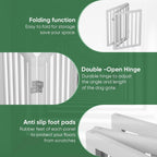 Dog Gates for Doorways Foldable Gate