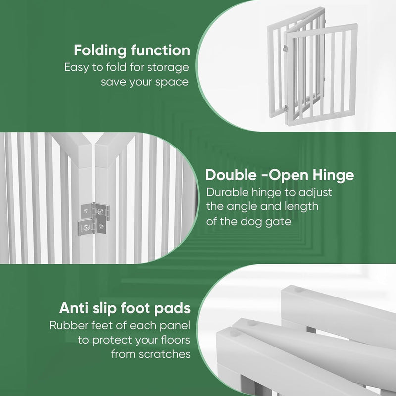 Dog Gates for Doorways Foldable Gate