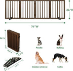 Dog Gates for Doorways Foldable Gate