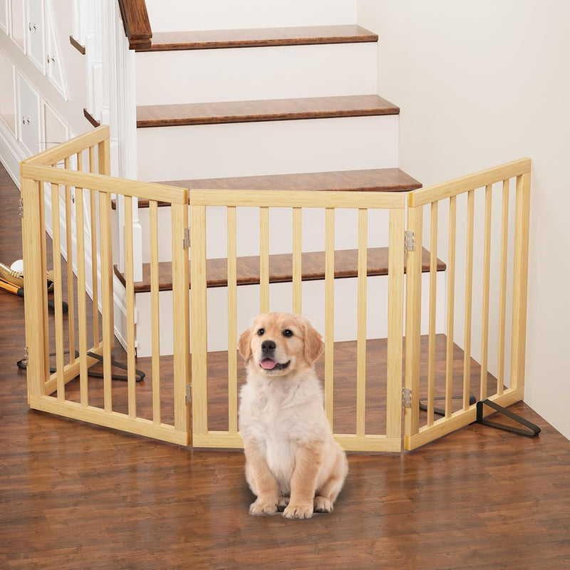 Dog Gates for Doorways Foldable Gate