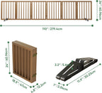 Dog Gates for Doorways Foldable Gate