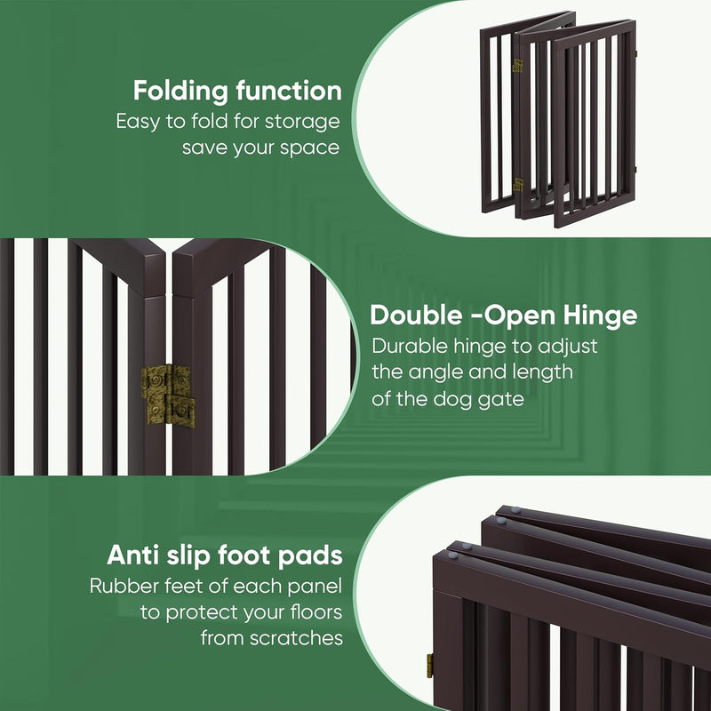Dog Gates for Doorways Foldable Gate