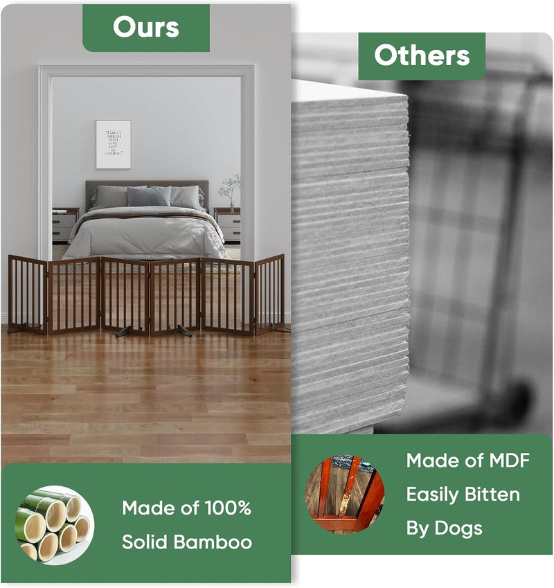 Dog Gates for Doorways Foldable Gate