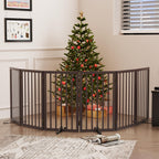 Dog Gates for Doorways Foldable Gate