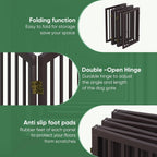 Dog Gates for Doorways Foldable Gate