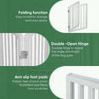 Dog Gates for Doorways Foldable Gate