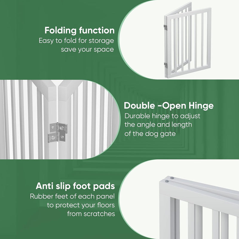 Dog Gates for Doorways Foldable Gate