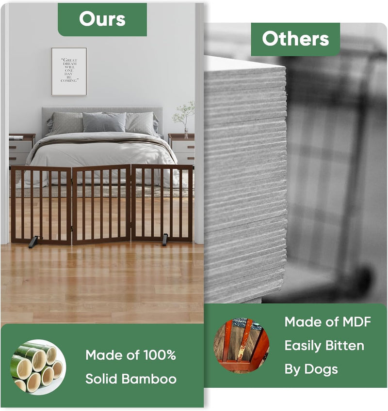 Dog Gates for Doorways Foldable Gate