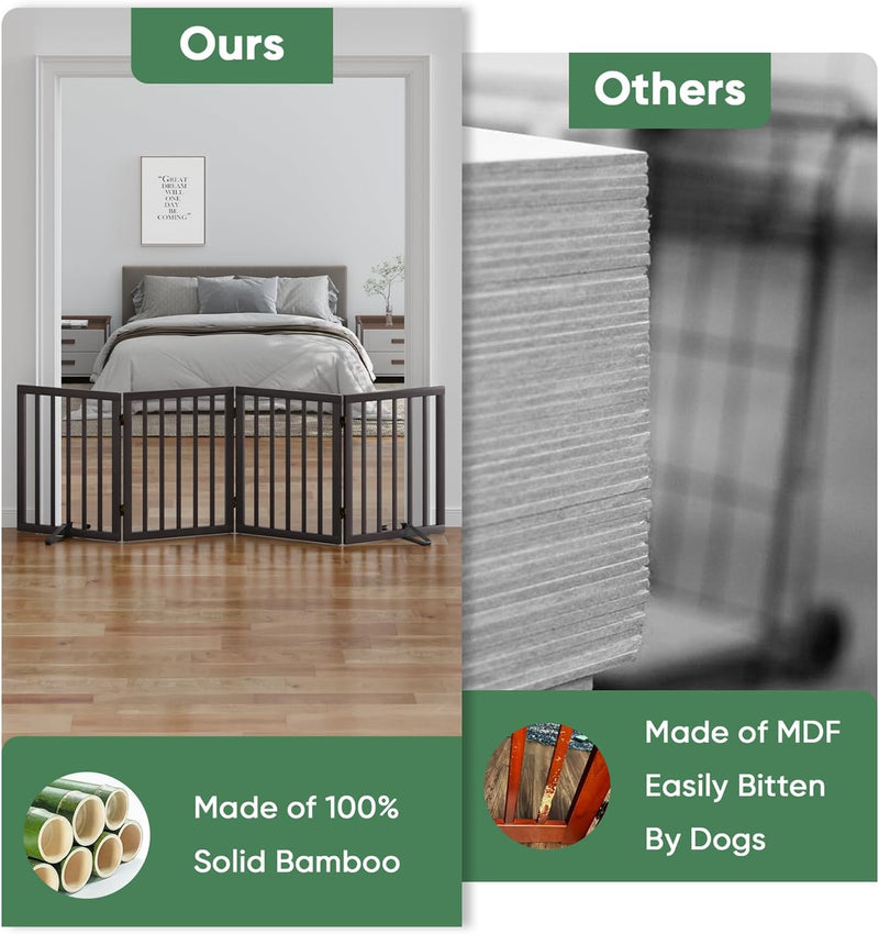 Dog Gates for Doorways Foldable Gate