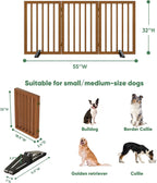 Dog Gates for Doorways Foldable Gate