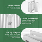 Dog Gates for Doorways Foldable Gate