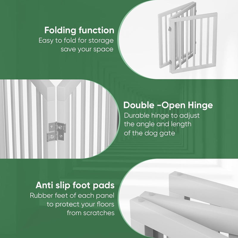 Dog Gates for Doorways Foldable Gate