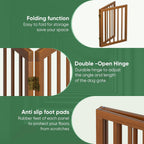 Dog Gates for Doorways Foldable Gate