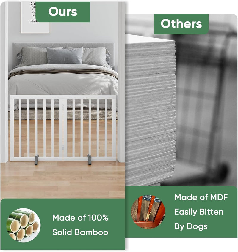 Dog Gates for Doorways Foldable Gate