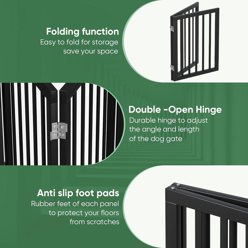 Dog Gates for Doorways Foldable Gate