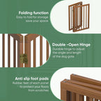 Dog Gates for Doorways Foldable Gate
