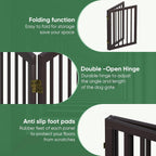 Dog Gates for Doorways Foldable Gate