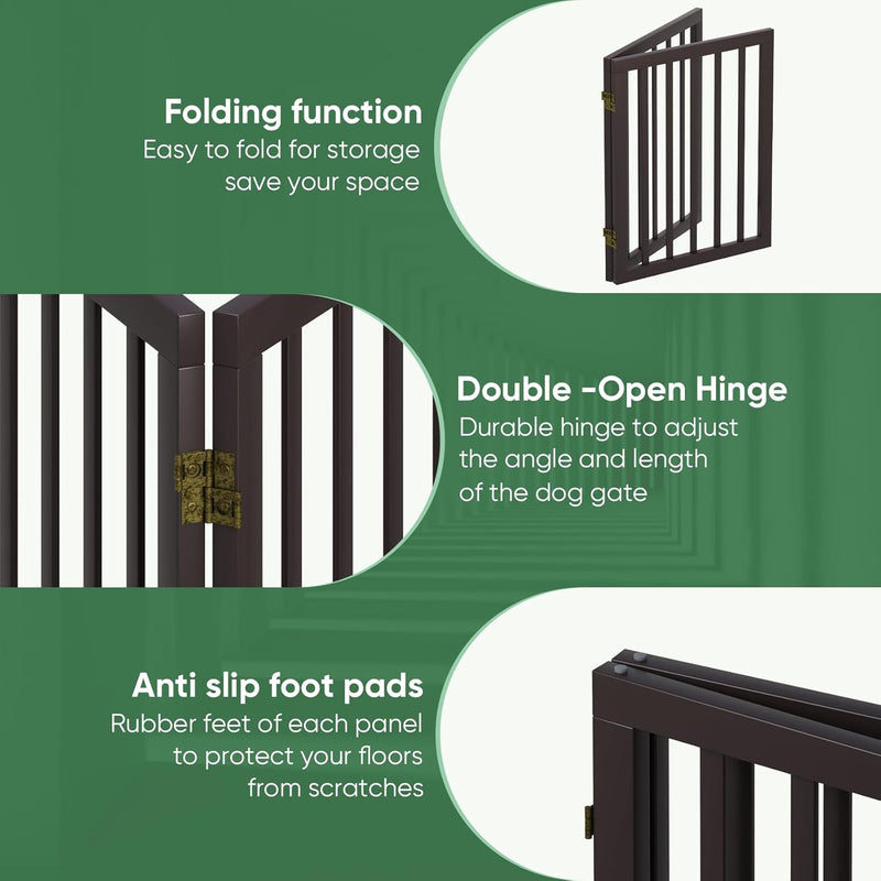Dog Gates for Doorways Foldable Gate