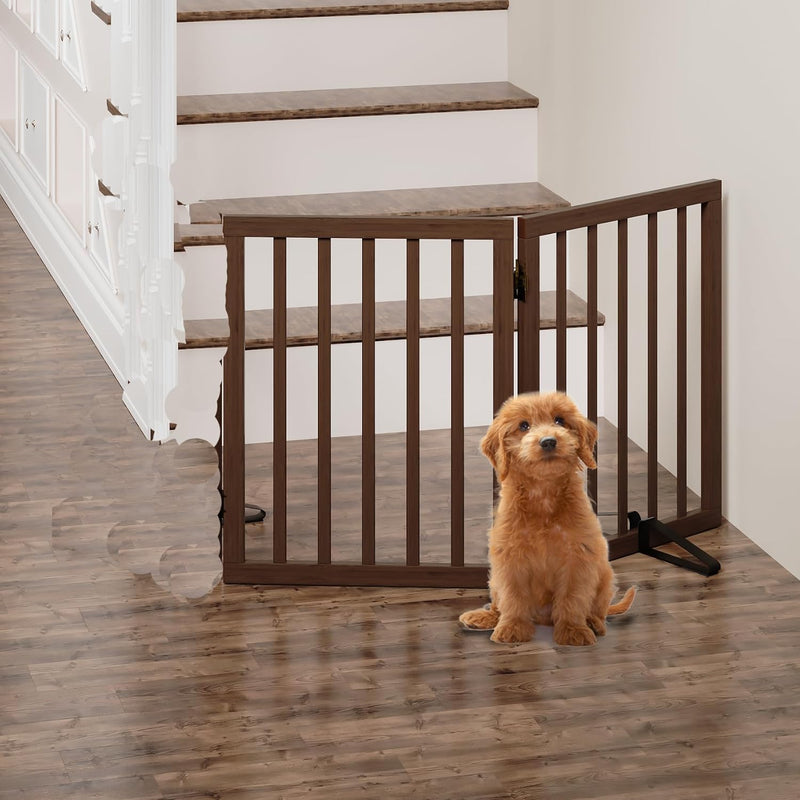 Dog Gates for Doorways Foldable Gate