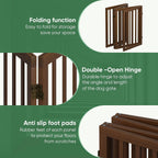 Dog Gates for Doorways Foldable Gate
