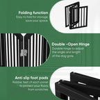 Dog Gates for Doorways Foldable Gate