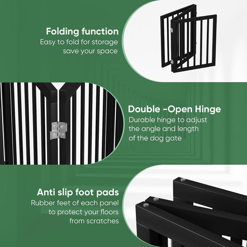 Dog Gates for Doorways Foldable Gate