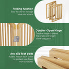 Dog Gates for Doorways Foldable Gate