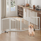 Dog Gates for Doorways Foldable Gate