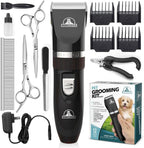 Dog Grooming Kit Rechargeable Cordless Pet Clippers Complete