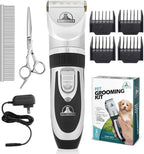 Dog Grooming Kit Rechargeable Cordless Pet Clippers Complete