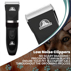 Dog Grooming Kit Rechargeable Cordless Pet Clippers Complete