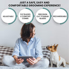Dog Grooming Kit Rechargeable Cordless Pet Clippers Complete