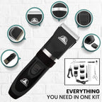 Dog Grooming Kit Rechargeable Cordless Pet Clippers Complete