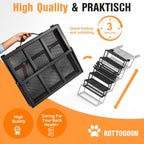 Dog Ramp Car Foldable Wide 4 Step Stairs