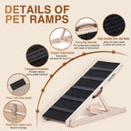 Dog Ramp for Bed Foldable Small to Large