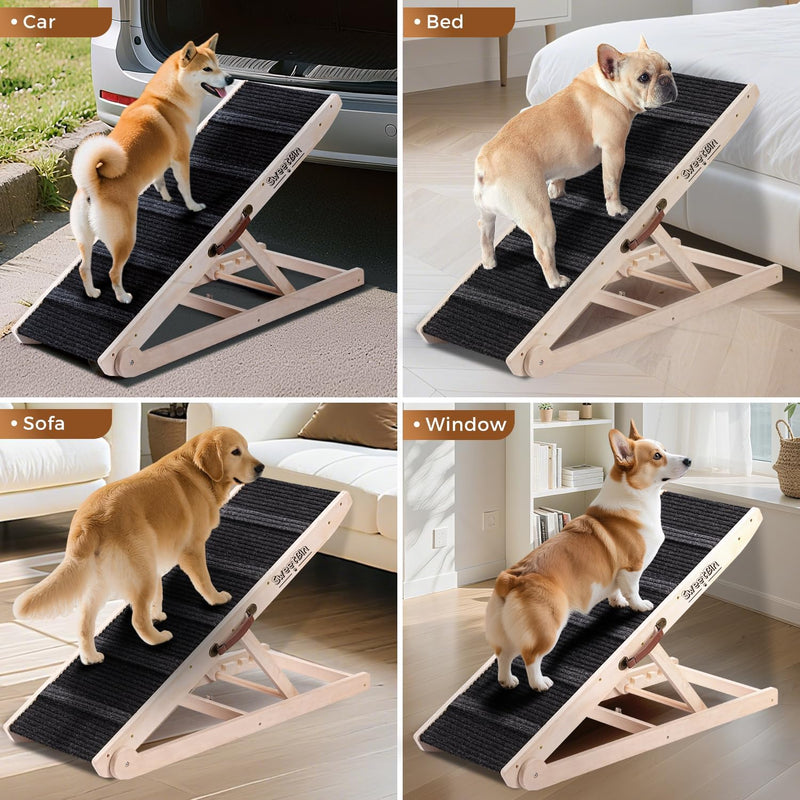 Dog Ramp for Bed Foldable Small to Large