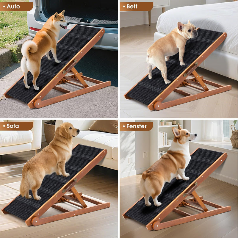 Dog Ramp for Bed Foldable Small to Large