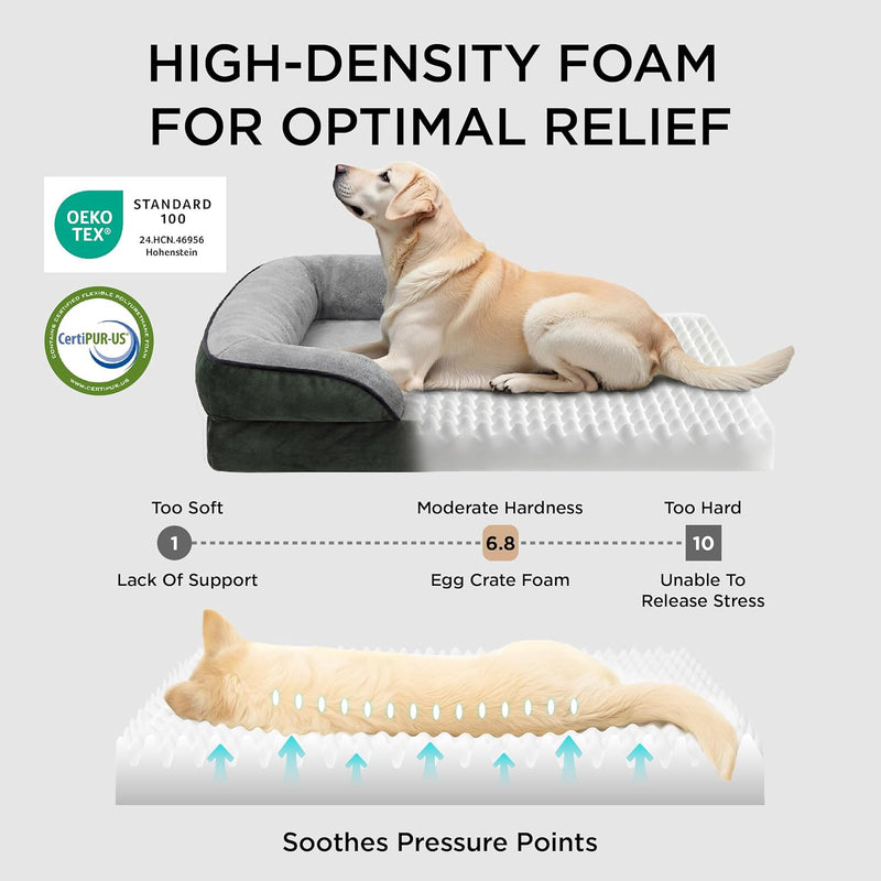 Large Dog Bed Sofa Washable Orthopaedic Couch