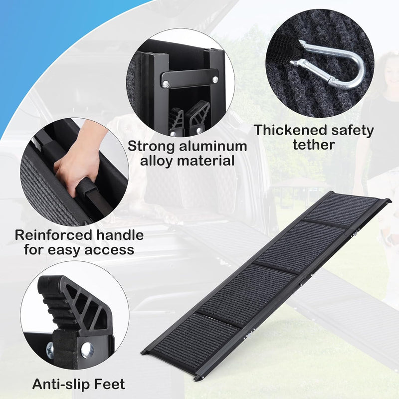 Dog Stairs for Car Collapsible Steps Ramp