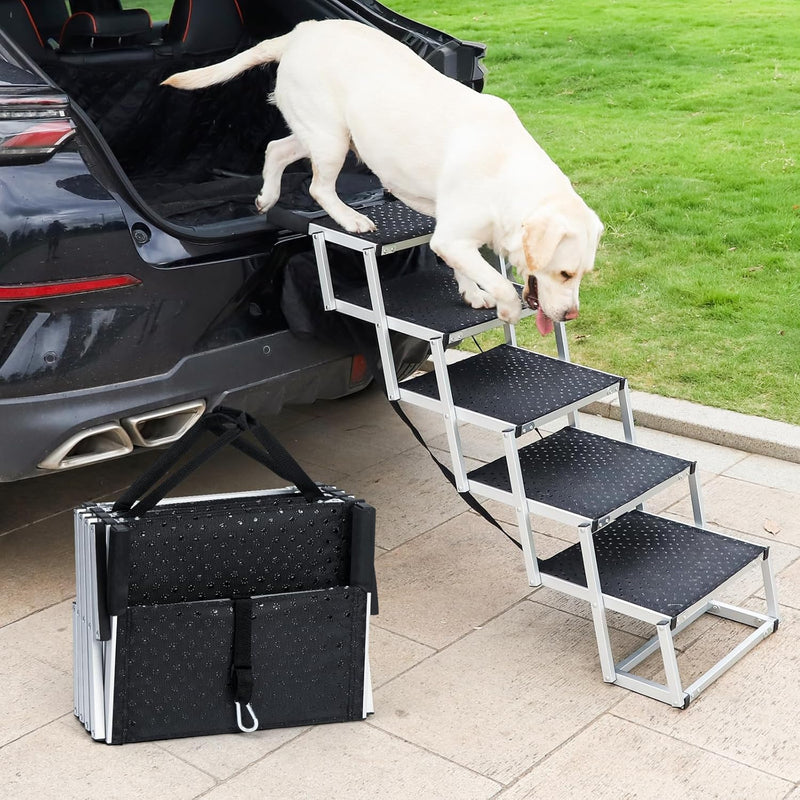 Dog Stairs for Car Collapsible Steps Ramp