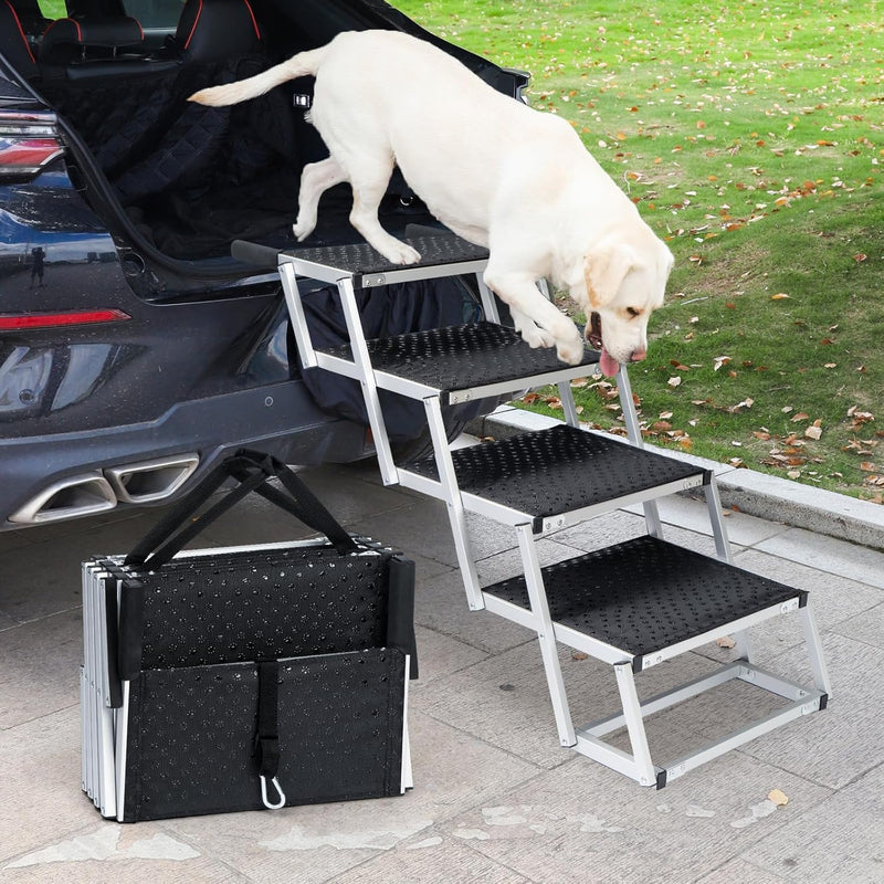 Dog Stairs for Car Collapsible Steps Ramp