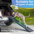 Dog Stairs for Car 180CM Collapsible Steps Ramp