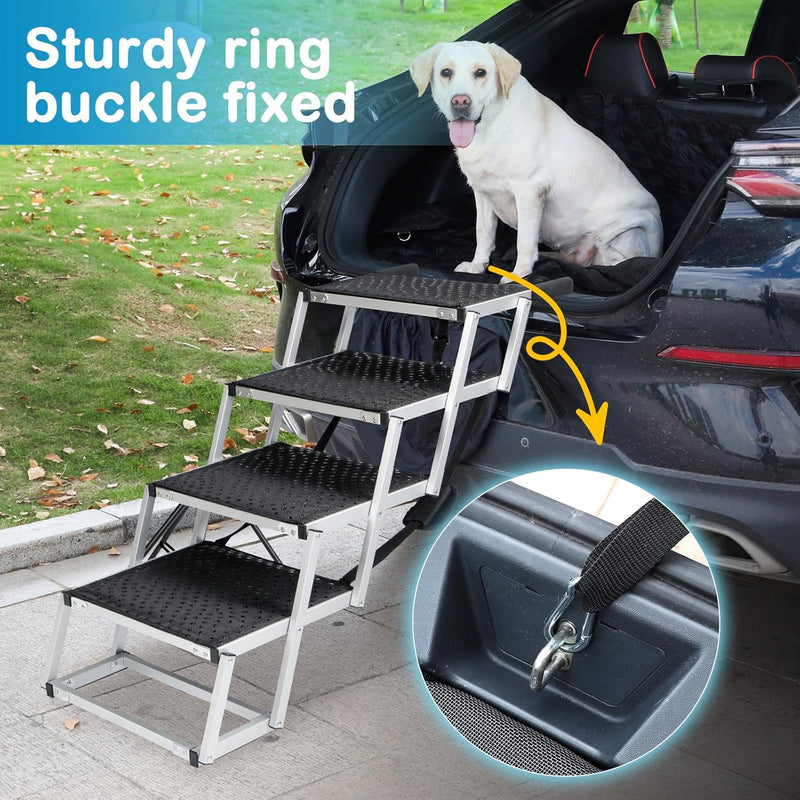 Dog Stairs for Car Collapsible Steps Ramp