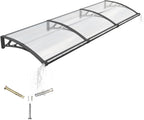Door Canopy Outdoor Awning with Drainage