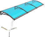 Door Canopy Outdoor Awning with Drainage