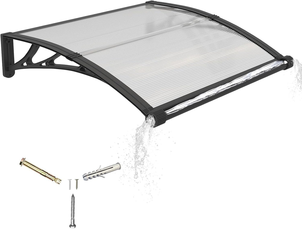 Door Canopy Outdoor Awning with Drainage
