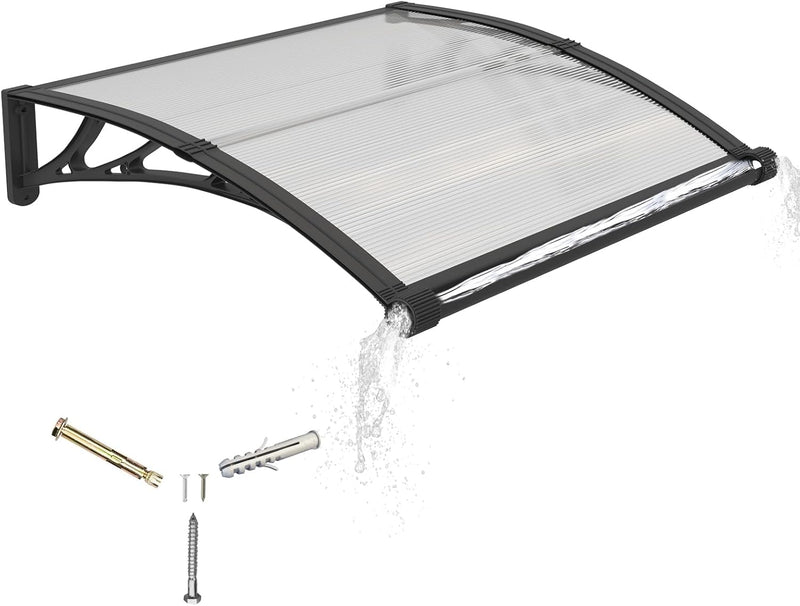 Door Canopy Outdoor Awning with Drainage