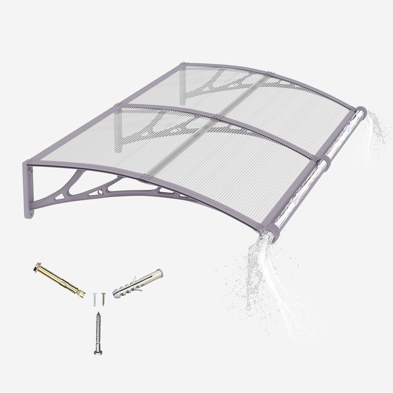 Door Canopy Outdoor Awning with Drainage
